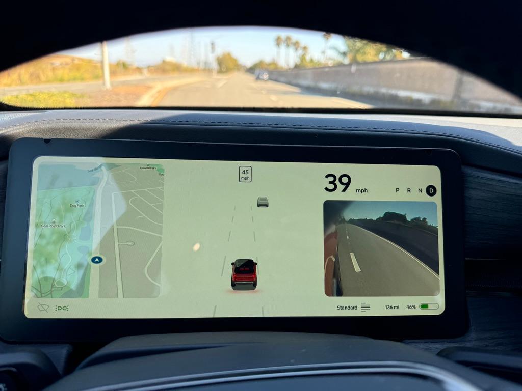 Rivian Instrument Cluster - Driving